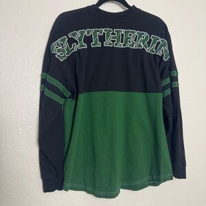 Universal Black and Green Slytherin Long‎ Sleeve Tee